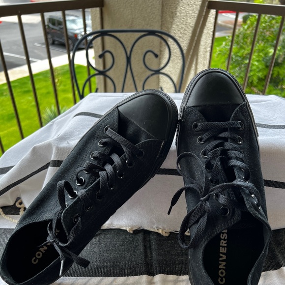 Converse Other - Converse Chuck Taylor All Star Classic Sneaker Men’s 9 Black Lace up Low Tops